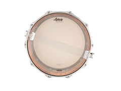 Caisse claire phonétique Ludwig 5" x 14" en bronze brut avec cosses tubulaires