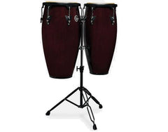 LP Aspire 11" and 12" Conga Set Dark Wood LPA647-DW