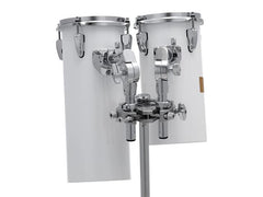 Pearl Rocket Toms White w/Stand 6x12 & 6x15 ALX1215C109