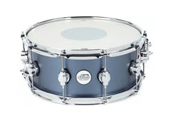 Caisse claire DW Design Series 6x14" en ardoise bleue
