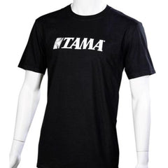 Tama T-Shirt Black w/ White Logo Medium