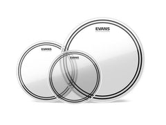 Pack de toms Evans EC2 Clear Rock 10 12 16