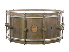Caisse claire en laiton brut A&amp;F 6,5 x 14